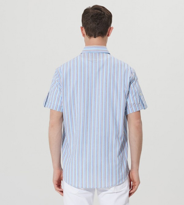 ALTINYILDIZ CLASSICS - Outlet  - White Short Sleeves