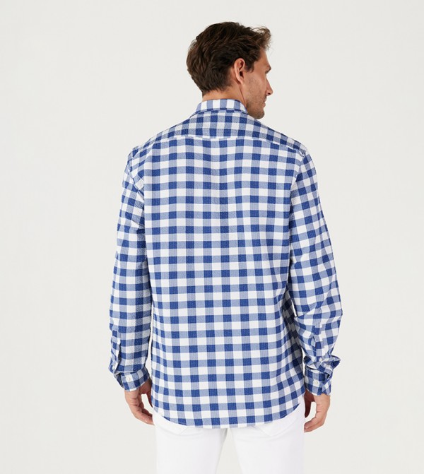 ALTINYILDIZ CLASSICS ALTINYILDIZ CLASSICS - Blue Casual Shirts