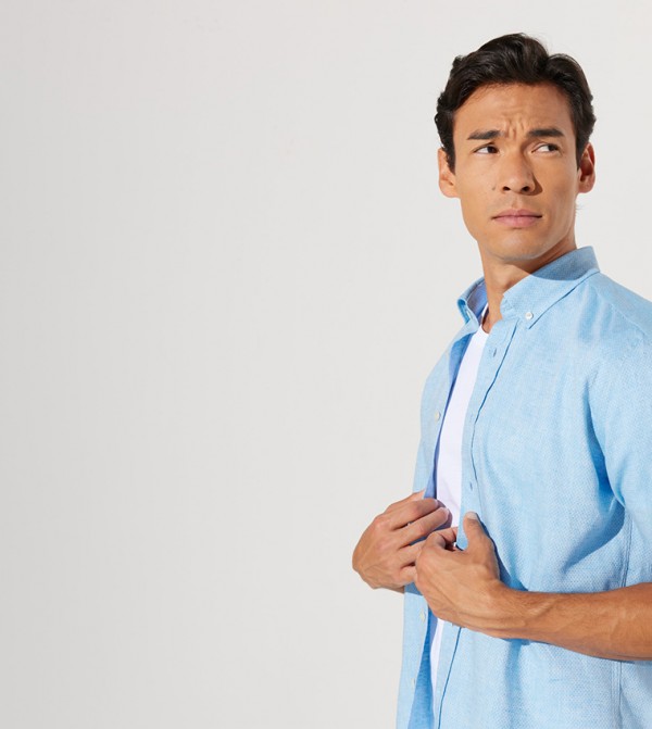 ALTINYILDIZ CLASSICS ALTINYILDIZ CLASSICS - Blue Casual Shirts
