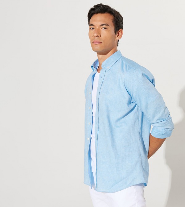 ALTINYILDIZ CLASSICS ALTINYILDIZ CLASSICS - Blue Casual Shirts