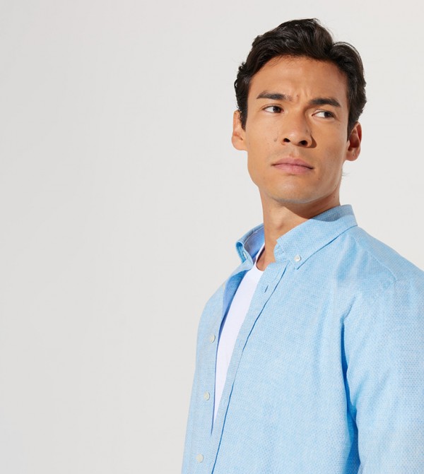 ALTINYILDIZ CLASSICS ALTINYILDIZ CLASSICS - Blue Casual Shirts