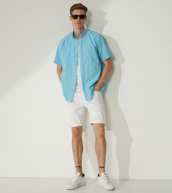 ALTINYILDIZ CLASSICS ALTINYILDIZ CLASSICS - Blue Casual Shirts