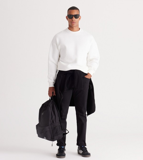 التن يلدز كلاسيكس - أوتليت  - أبيض Round Neck Sweaters