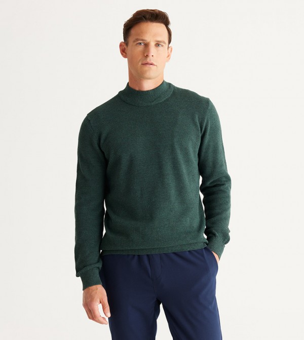 ALTINYILDIZ CLASSICS ALTINYILDIZ CLASSICS - Green Sweater