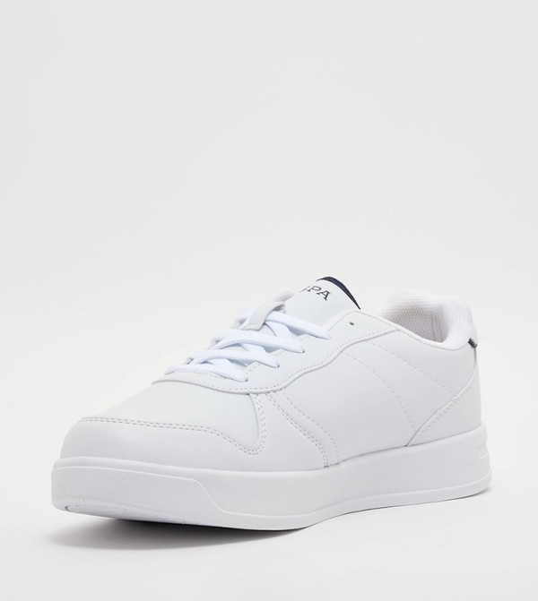 White casual deals sneakers mens