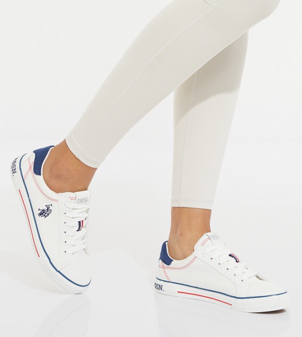 U.S. Polo Assn. U.S. POLO ASSN. - White Low Top