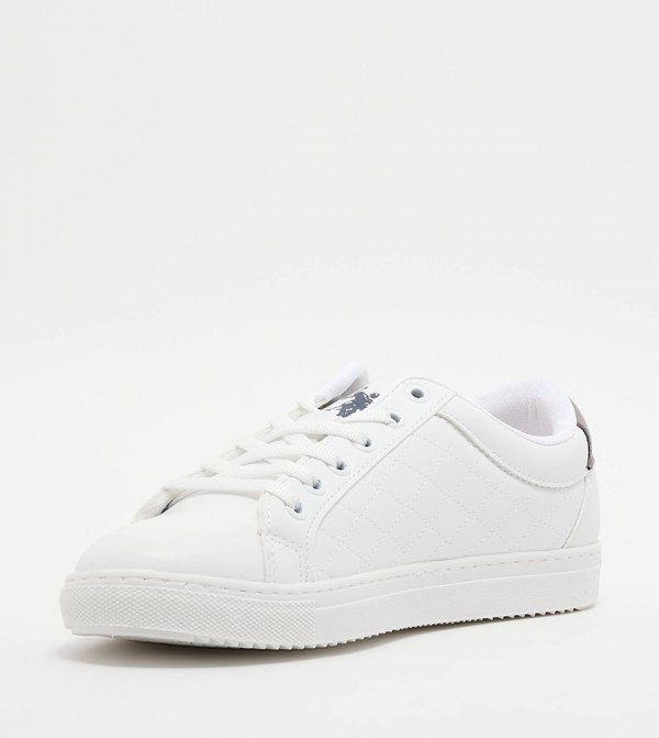 U.S. Polo Assn. U.S. POLO ASSN. - White Low Top