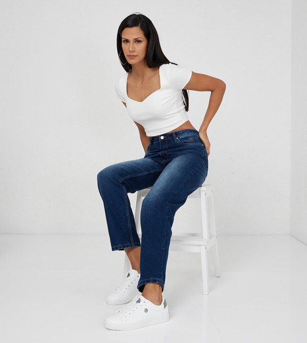 U.S. Polo Assn. U.S. POLO ASSN. - White Low Top