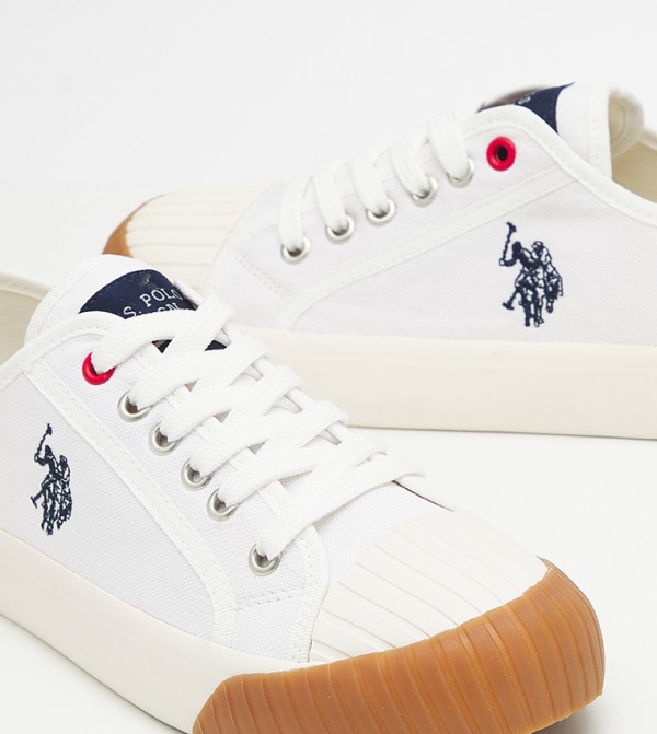 U.S. Polo Assn.  - White Low Top