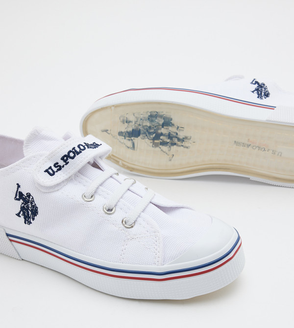 U.S. Polo Assn. U.S. POLO ASSN. - White Low Top