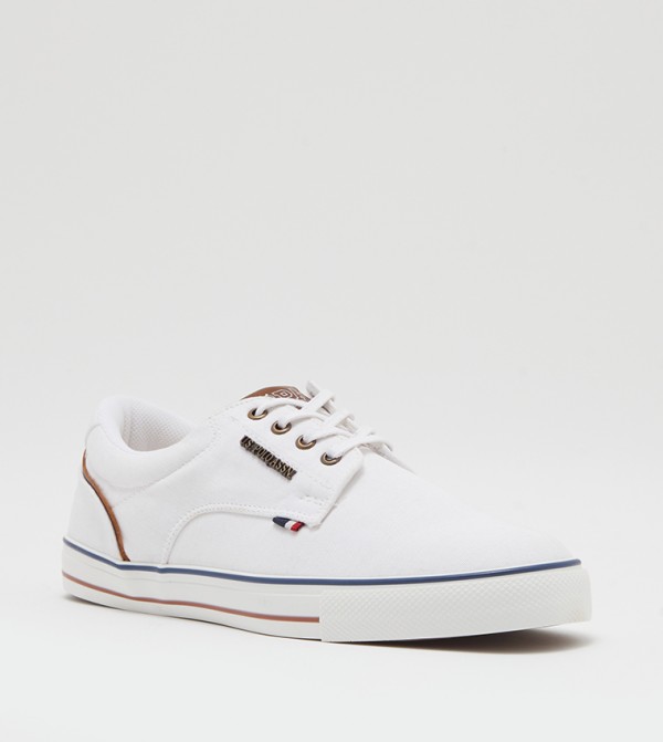 U.S. Polo Assn. U.S. POLO ASSN. - White Low Top