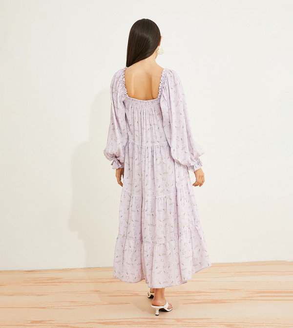 Koton  Dresses - Purple Midi Dresses