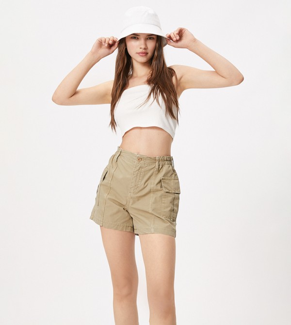 Koton - Outlet  - Khaki Casual Shorts