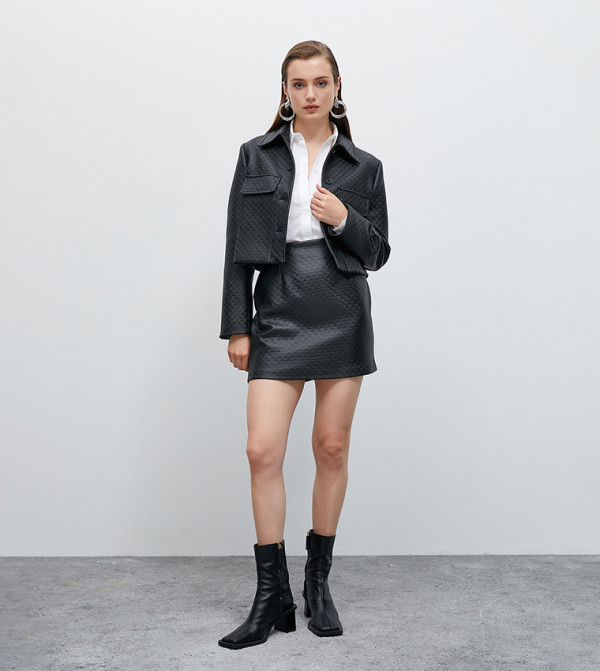 Koton  Mini Skirts - Black Mini Skirts