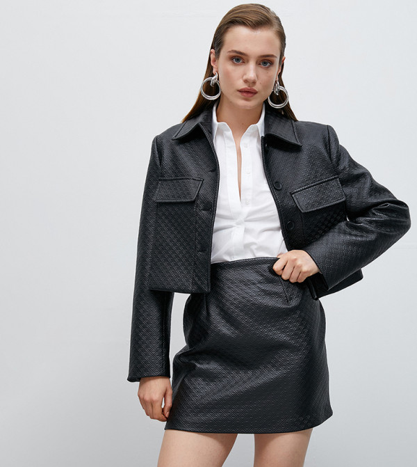 Koton  Mini Skirts - Black Mini Skirts