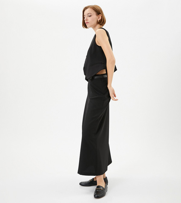 Koton  Maxi Skirts - Black Maxi Skirts