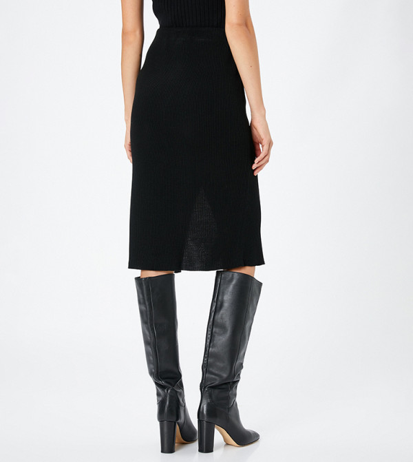 Koton  Skirts - Black Midi Skirts