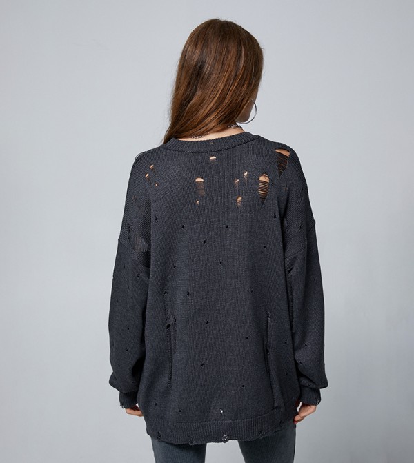 كوتون  سترات - أسود Sweaters