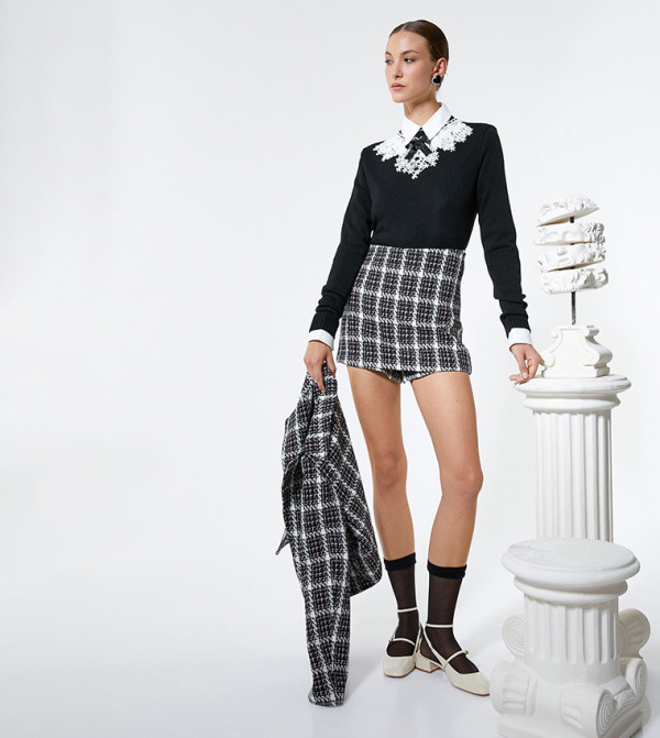 كوتون  سترات - أسود Sweaters