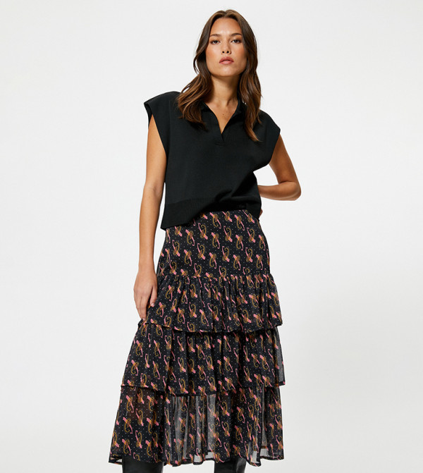 كوتون كوتون - وردي Midi Skirts