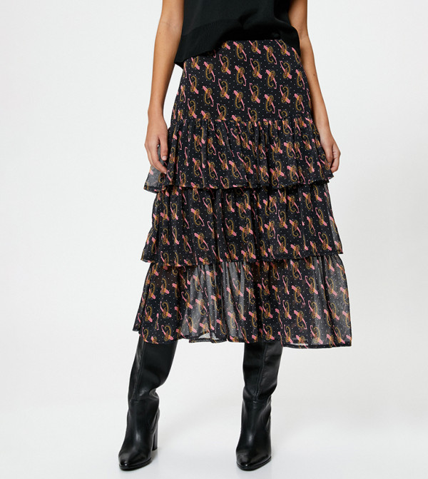 كوتون كوتون - وردي Midi Skirts