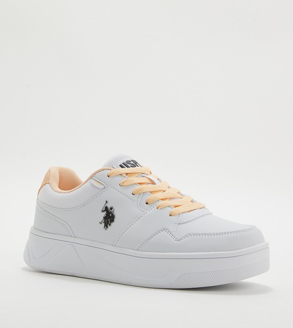 U.S. Polo Assn. U.S. POLO ASSN. - Off White Low Top