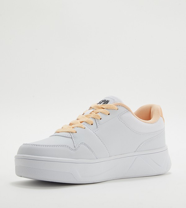 U.S. Polo Assn. U.S. POLO ASSN. - Off White Low Top