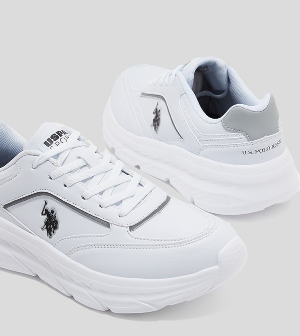 U.S. Polo Assn.  Sneakers - White Low Top