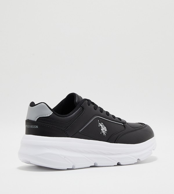 U.S. Polo Assn. U.S. POLO ASSN. - Black Low Top