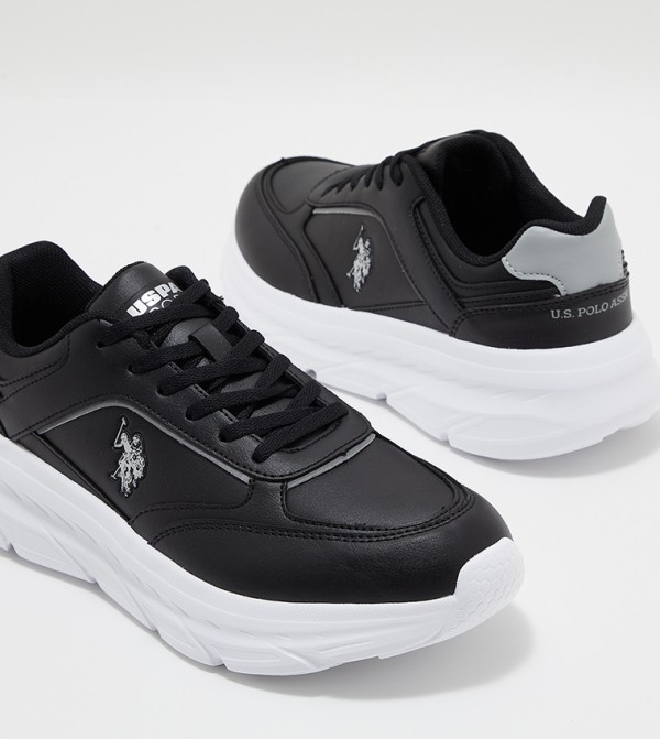 U.S. Polo Assn. U.S. POLO ASSN. - Black Low Top