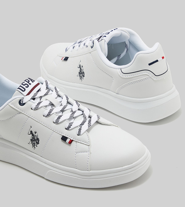 يو إس بولو اسن يو اس بولو اسن. - أبيض أحذية برقبة منخفضة 