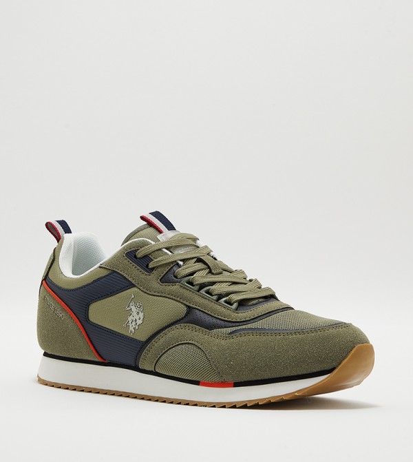 يو إس بولو اسن يو اس بولو اسن. - كاكي أحذية برقبة منخفضة 