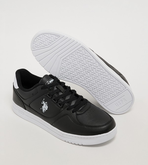 U.S. Polo Assn. U.S. POLO ASSN. - Black Low Top