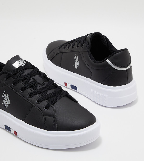 U.S. Polo Assn. U.S. POLO ASSN. - Black Low Top