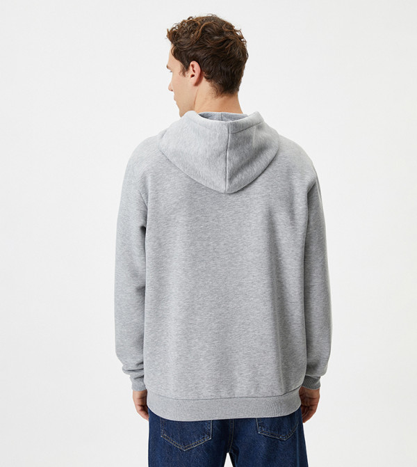 Koton  Hoodies - Grey Hoodies