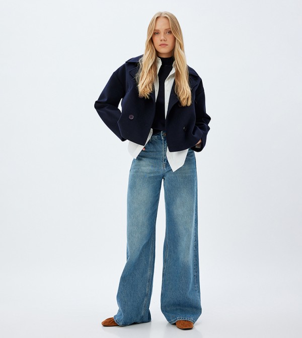 كوتون كوتون - كحلي معاطف