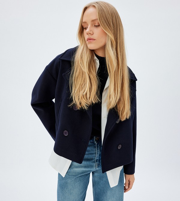 كوتون كوتون - كحلي معاطف