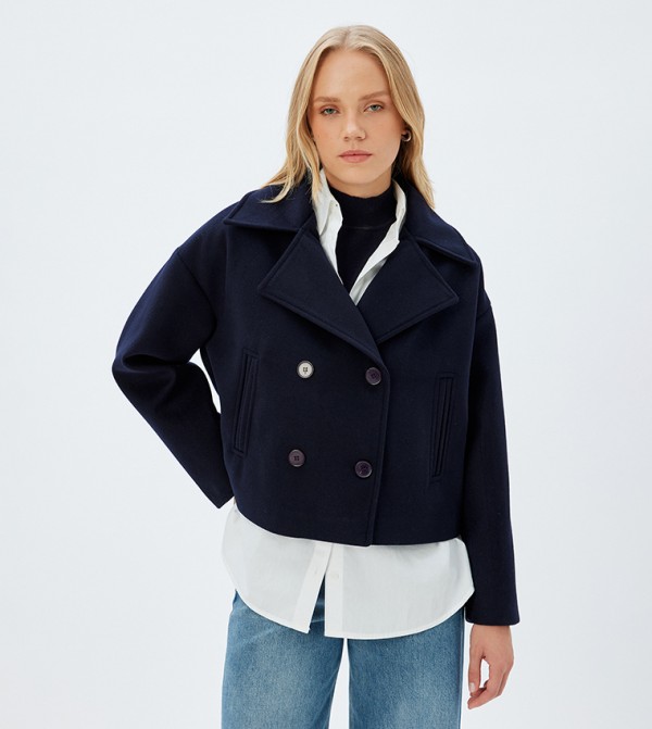 كوتون كوتون - كحلي معاطف