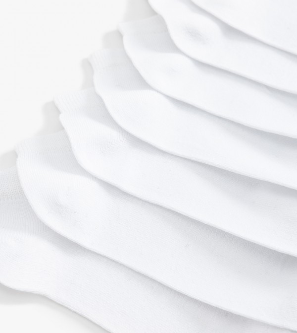 كوتون كوتون - أبيض Ankle Length Socks