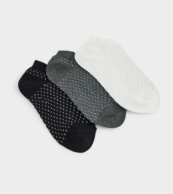 كوتون كوتون - متعدد Ankle Length Socks