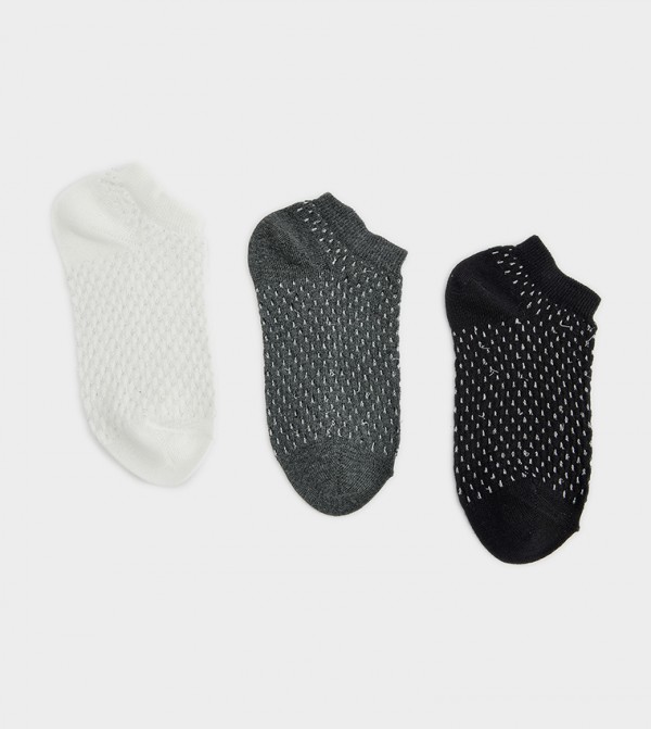كوتون كوتون - متعدد Ankle Length Socks