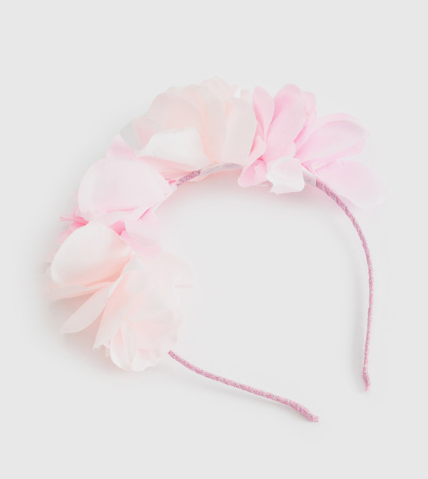 كوتون  اكسسوارات الشعر - وردي Hairbands