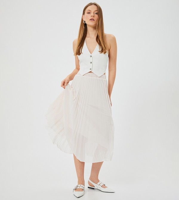 كوتون كوتون - أوف وايت Midi Skirts