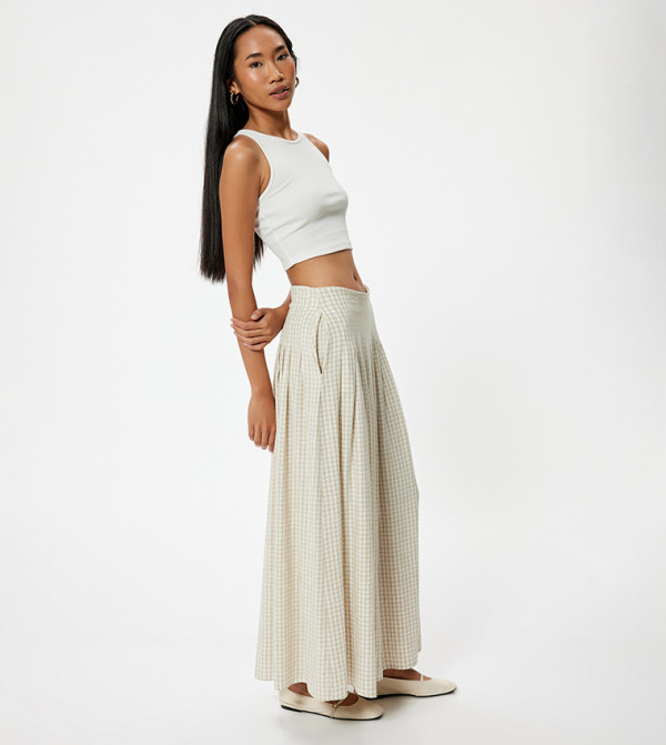 كوتون كوتون - بيج فاتح Maxi Skirts