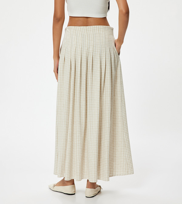 كوتون كوتون - بيج فاتح Maxi Skirts