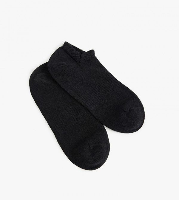 كوتون كوتون - أسود Ankle Length Socks