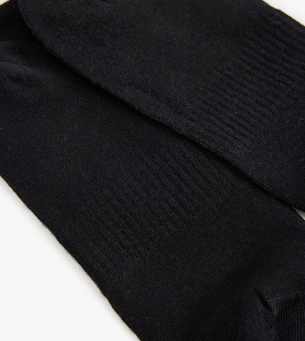 كوتون كوتون - أسود Ankle Length Socks