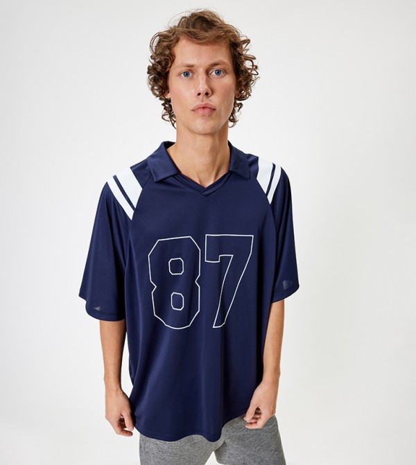 Koton - Outlet Koton - Outlet - Navy T-Shirts & Vests