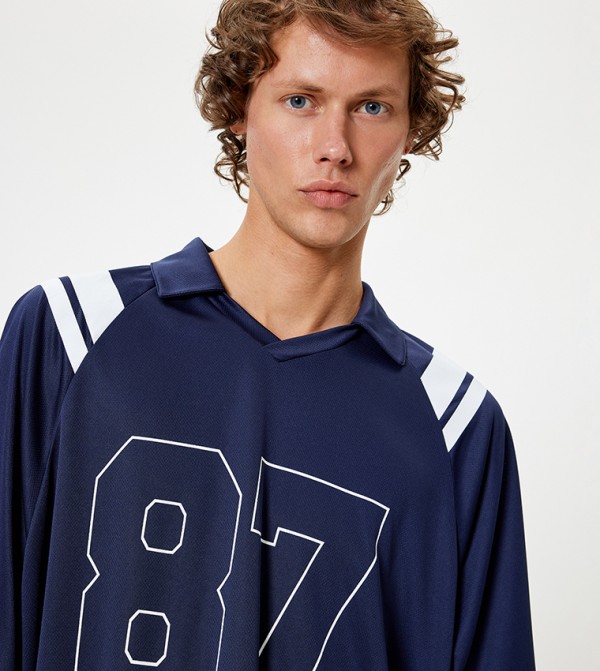 Koton - Outlet Koton - Outlet - Navy T-Shirts & Vests