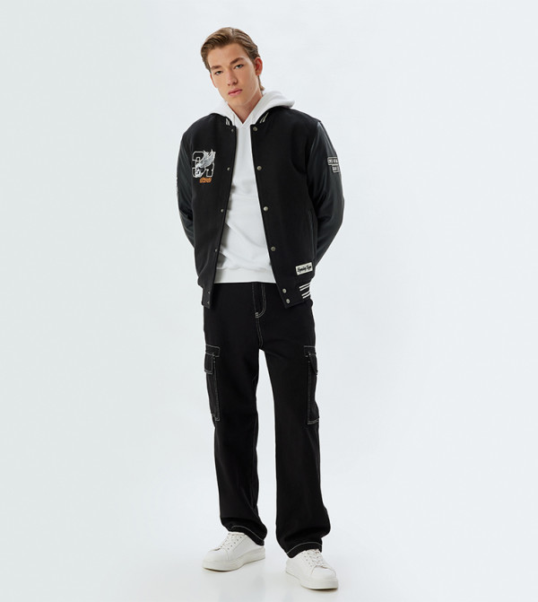 Koton  Casual Jackets - Black Casual Jackets